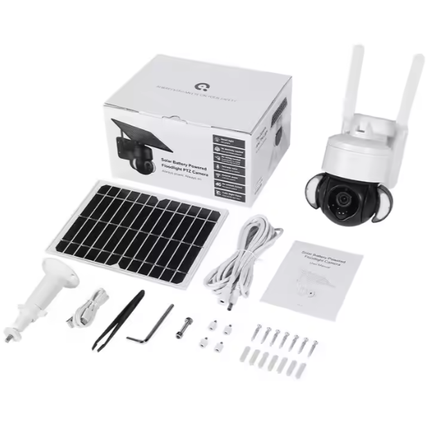Udendørs Kamera med Solcelle