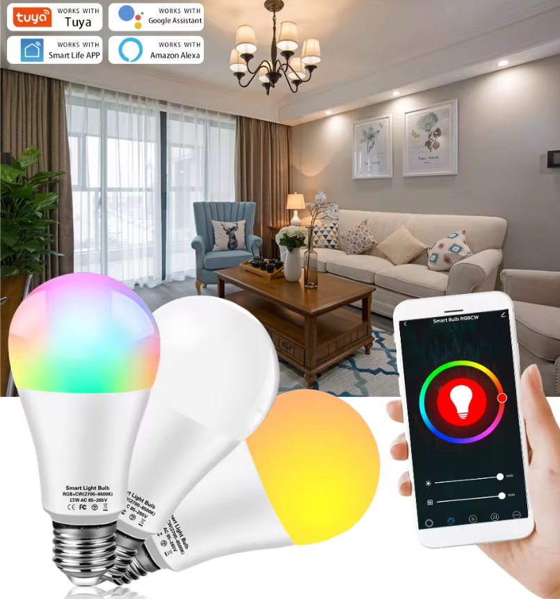 Smart LED pære Dæmpbar med RGB